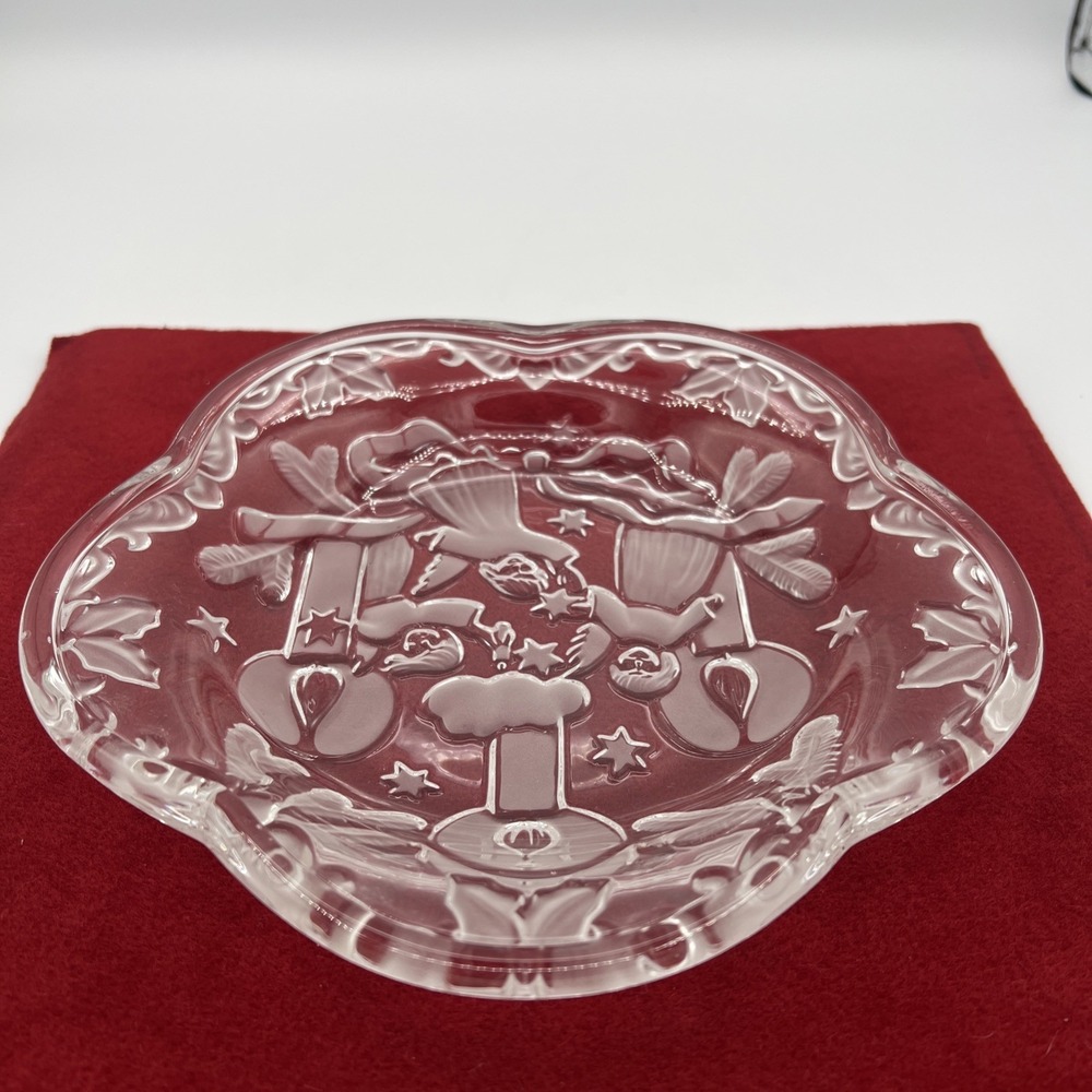 Mikasa Angels Holiday Lights - Bon Bon Candy Plate / dish - Made in Germany